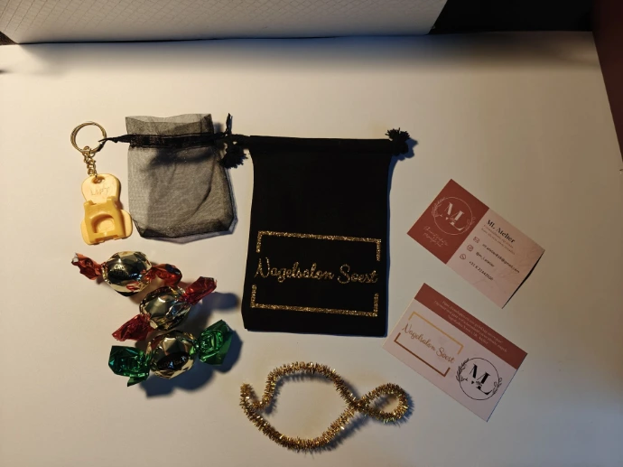 kerst traktatie chocolade bedrukt naam logo gepersonaliseerd