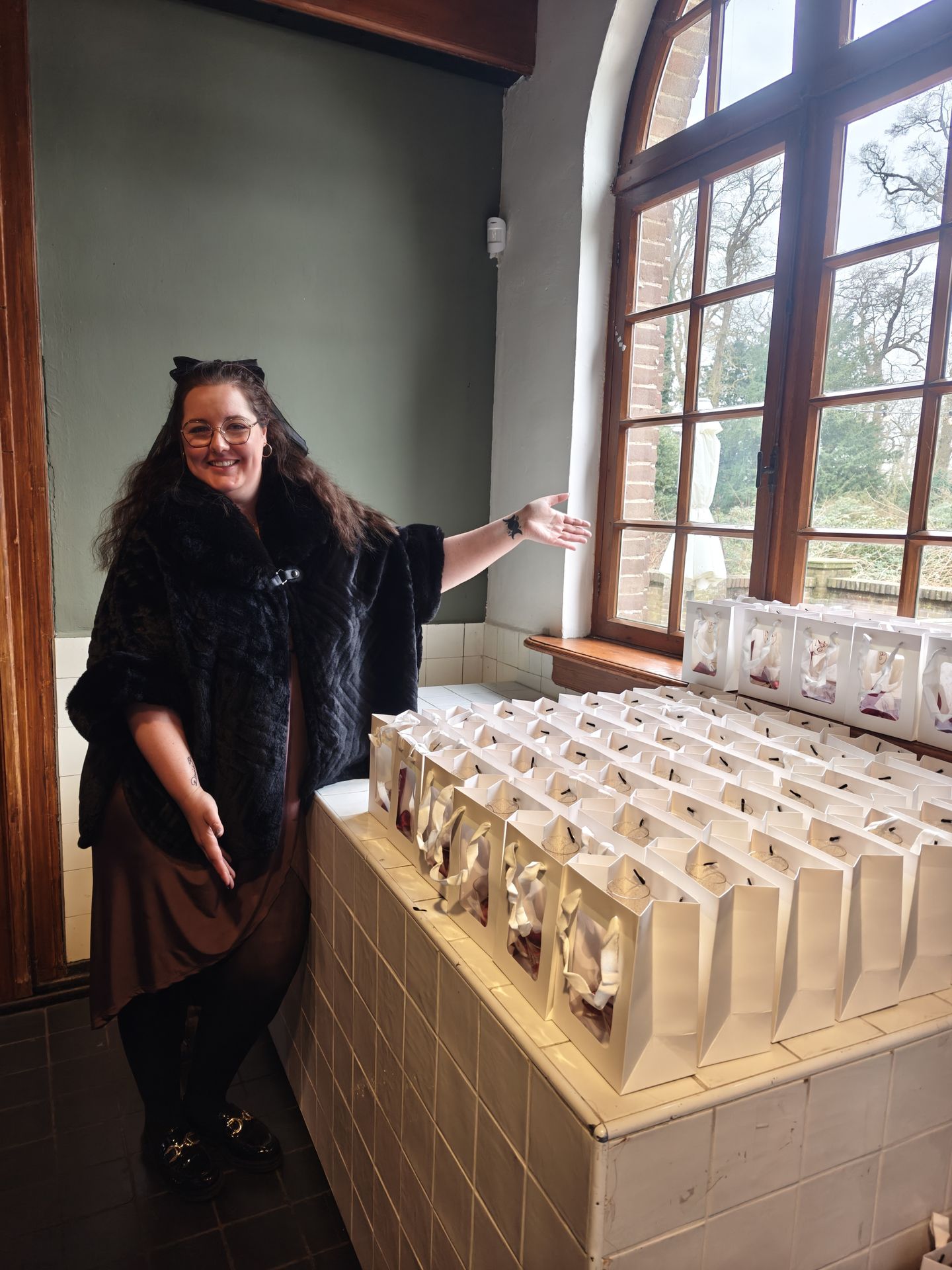 cadeau bruiloft gasten traktatie bedrukt naam logo gepersonaliseerd