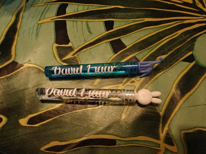 bellenblazer traktatie bedrukt naam logo gepersonaliseerd