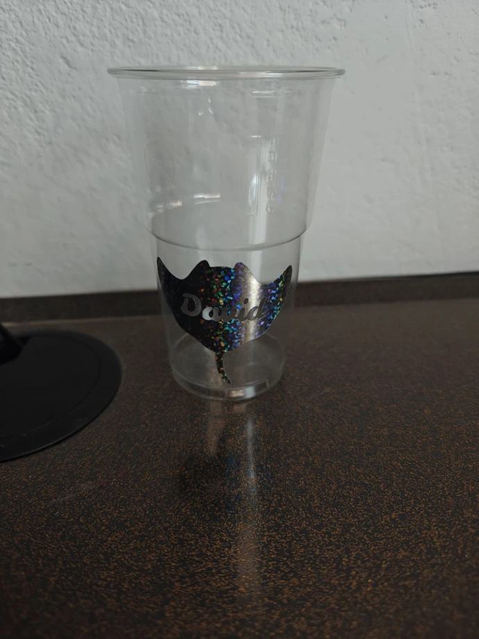 beker decoratie logo naam gepersonaliseerd