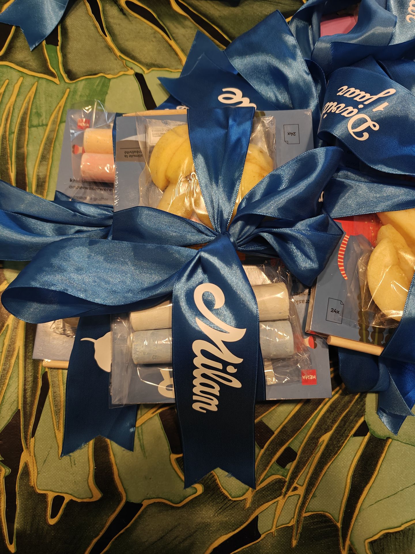 traktatie lintje bedrukt naam logo gepersonaliseerd