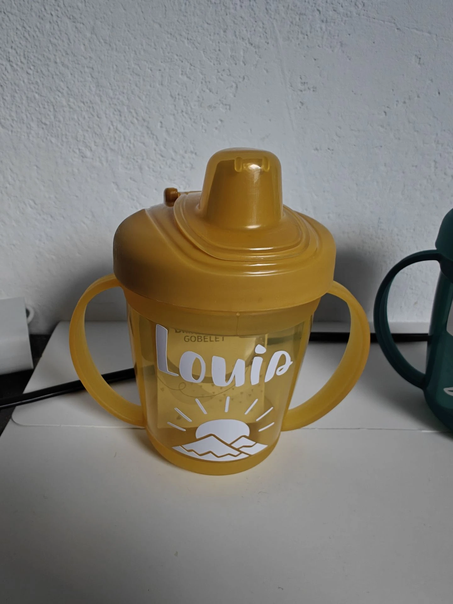 baby beker bedrukt naam logo gepersonaliseerd