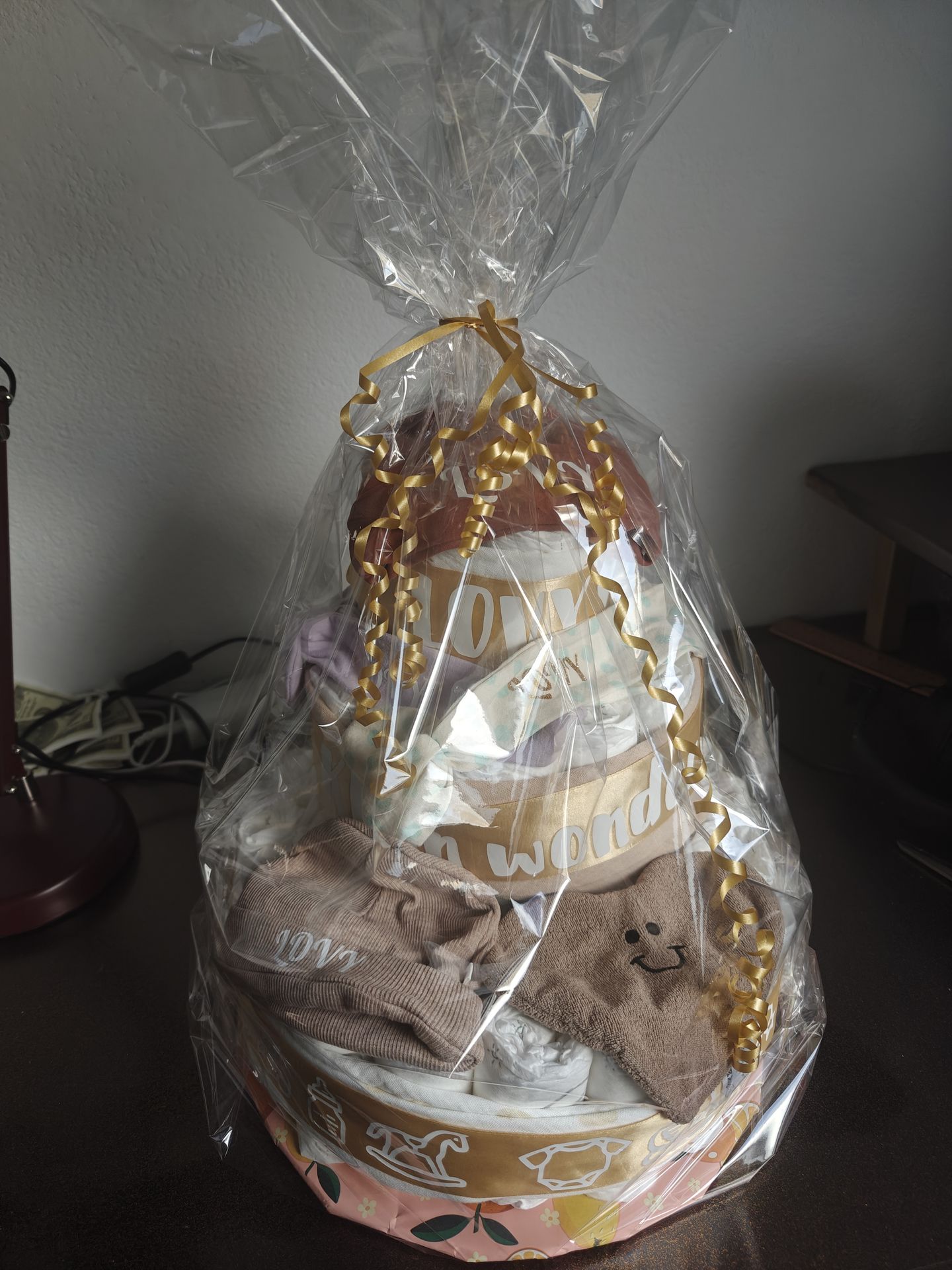 luiertaart luiertoren bedrukt naam logo gepersonaliseerd