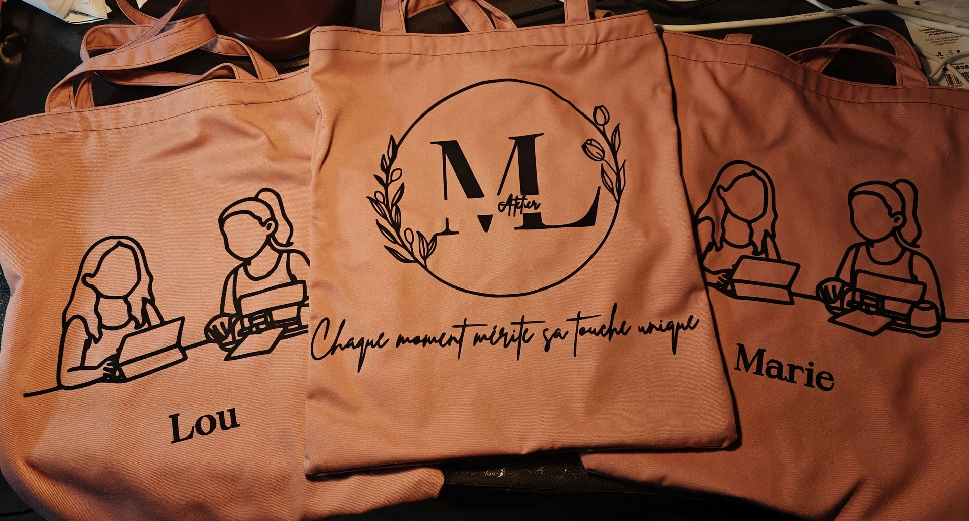 tote bag bedrukt naam logo gepersonaliseerd