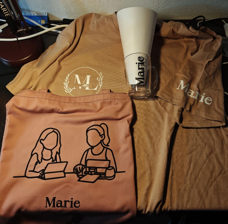 tote bag t shirt kleding mok glas glas logo bedrukt naam gepersonaliseerd